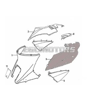 RY6 bal oldalidom, Fényes fekete