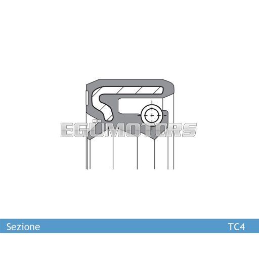 Ariete szimering 27 X 39 X 10.5 TC4