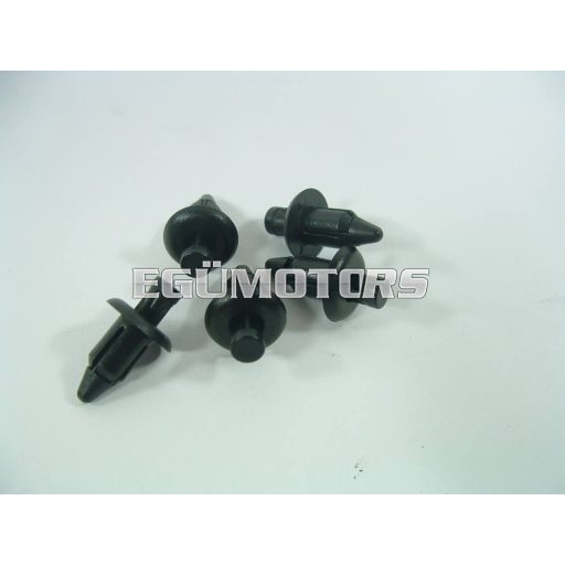 Műanyag rögzítő patent / bolha, benyomós, 6mm