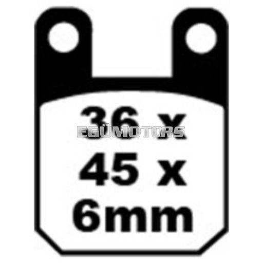 EBC fékbetét, Szinter, FA115H