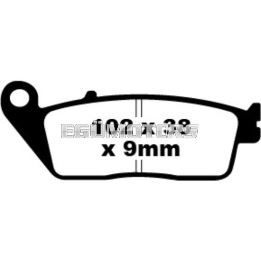 EBC fékbetét, Szinter, SFA498HH, Downtown