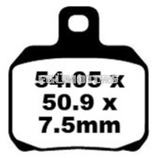 EBC fékbetét, X8, X9, Majesty 125