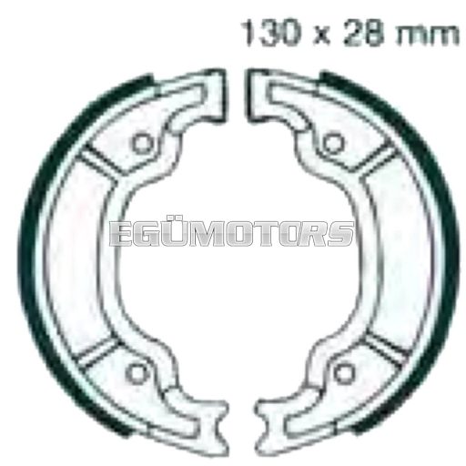 EBC Fékbetét hátsó, 3KJ/BWS