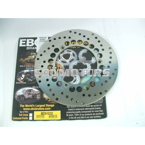 EBC karbonacél hátsó féktárcsa szett, MD9103D