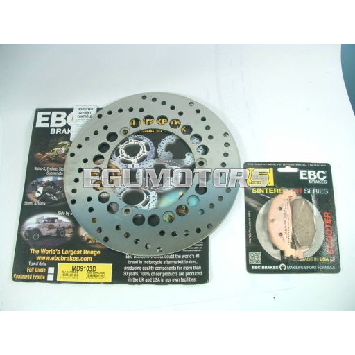 EBC karbonacél hátsó féktárcsa szett, MD9103D