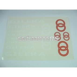 Gilera matrica szett fehér, B4