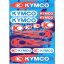 Kymco fehér matricaszett, A4-es