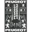 Peugeot matricaszett, A4-es