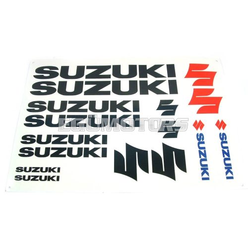 Suzuki matrica szett, fekete, 170x250