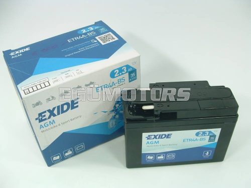 Exide zselés telep YTR4A-BS