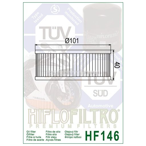 Hiflofiltro olajszűrő, HF146