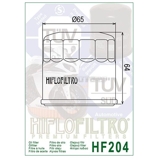Hiflofiltro olajszűrő, HF204