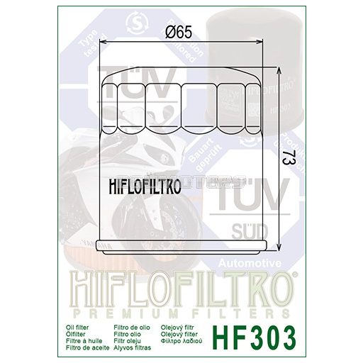 Hiflofiltro olajszűrő, HF303