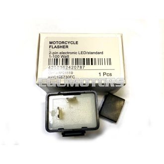 Indexrelé, 2 lábú, led, 12V, 1W - 100W