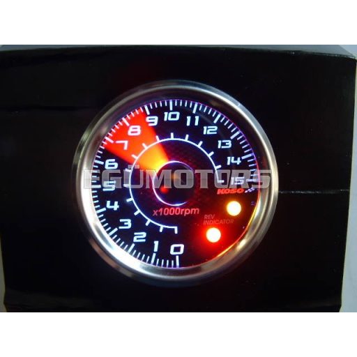 Koso digitális fordulatszámmérő, karbon