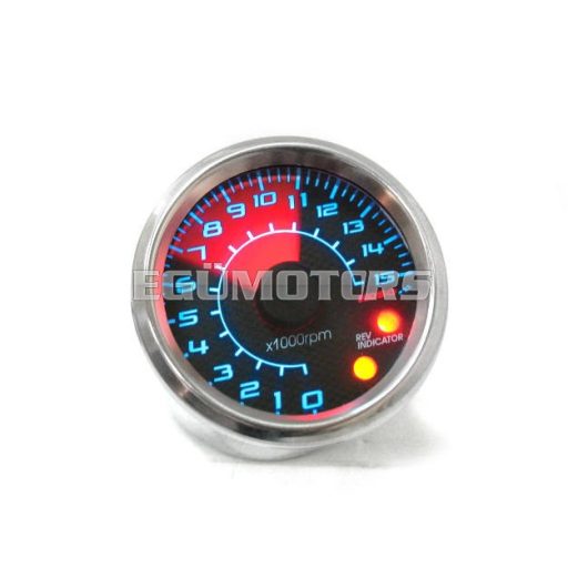 Koso digitális fordulatszámmérő, karbon