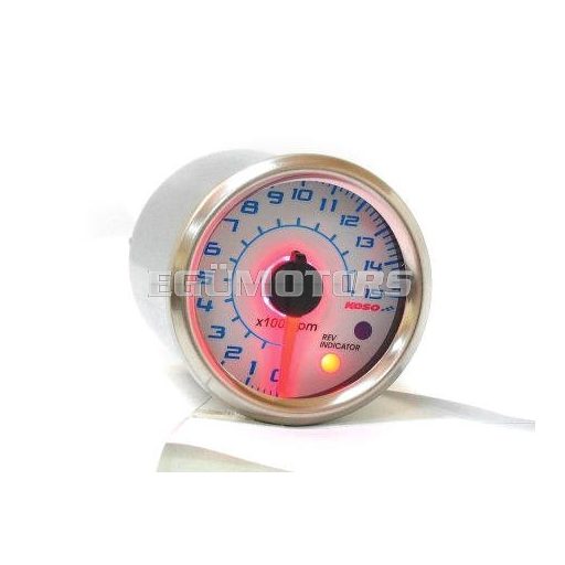 Koso digitális fordulatszámmérő, fehér