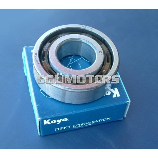 Koyo főtengely csapágy, 6204 C4, műanyagkosaras