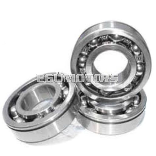 Koyo főtengely csapágy, 6204 C4, műanyagkosaras