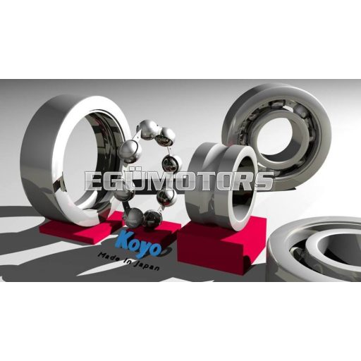 Koyo főtengely csapágy, 6204 C4, műanyagkosaras