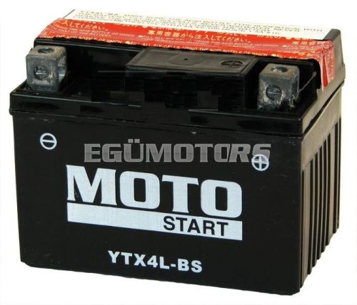 Motostart  zselés akkumulátor YTX4L-BS