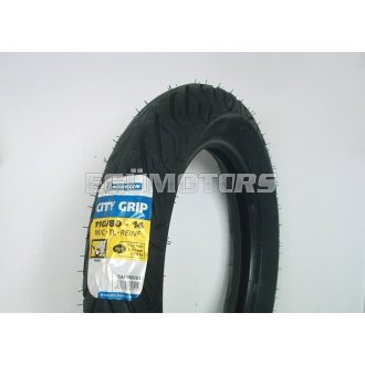    110/80-14 59S MICHELIN CITY GRIP ERŐSÍTETT TÖMLŐ NÉLKÜLI HÁTSÓ MOTOR GUMI 