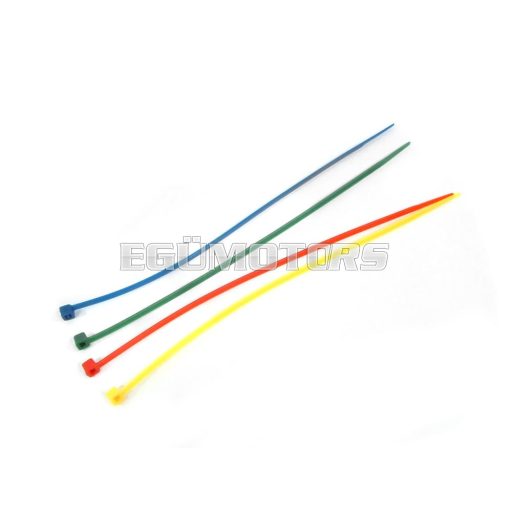 Színes kábelkötegelő szett 200x3,6mm