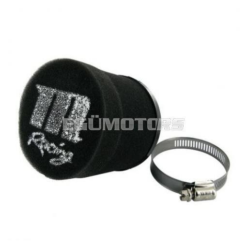 Motoforce Racing légszűrő, fekete, 50mm