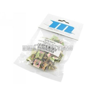 Motoforce csavarszett lemezanyával, M4 x 10