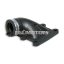 NBR tilted intake manifold Ø 20,5-23 L.19 for  Yamaha - MBK - Minarelli vertical engines 2T 50 cc
