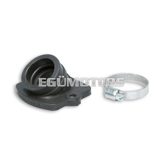   RACING FKM tilted intake manifold Ø 22-28 length 26,5 for Piaggio - Gilera 2T 50 cc engines