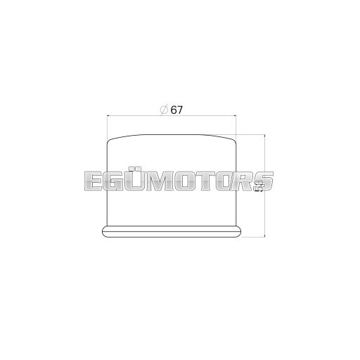 Malossi RED CHILLI OIL FILTER oil filter