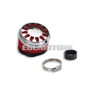   Malossi RED FILTER E13 32/38, 25 fokban döntött légszűrő, PHVA/B, PHBN, PHBG, PHBL karburátorokhoz