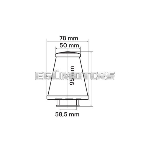 Malossi RED FILTER E17 32 PHVA - PHBN - PHBG