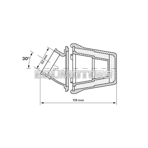 Malossi RED FILTER E5 52 PHM 38-41 BLACK