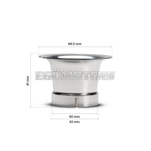 Malossi AIR HORN 52x37 WITHOUT NET PHM