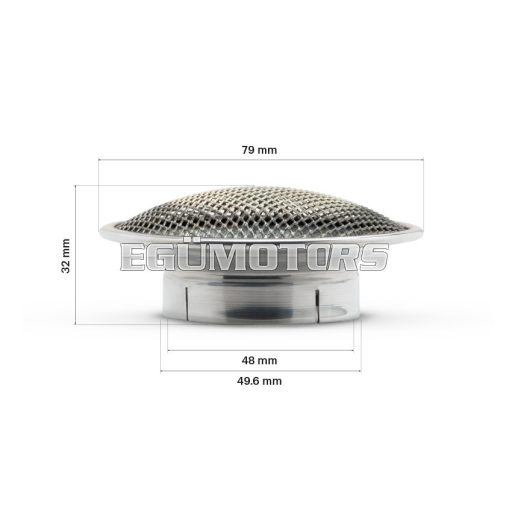 Malossi AIR HORN 48x32 WITH NET PHBE-PHF