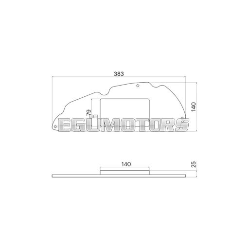 Malossi W BOX MHR air box air filters