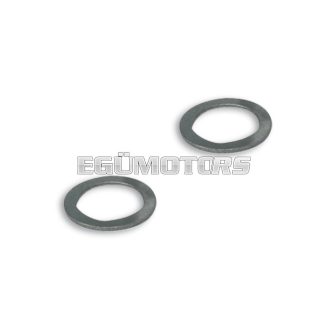 2 shims Ø 20x14x1 mm steel