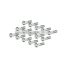 TEF 6X35 15 screws kit for Piaggio scooter 50 cc transmission crankcase