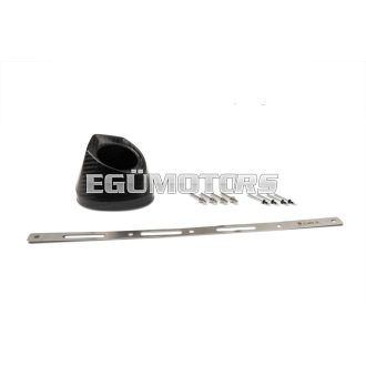 Carbon end cap kit for exhaust system