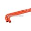 2 tubes for radiator length 117,5 cm with Ø internal 1,6 cm and Ø external 2,4 cm