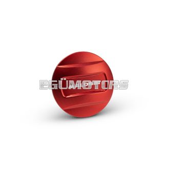 Red rear transmission cover