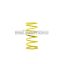Yellow variator adjuster spring (external Ø 57.50x120 mm - Ø wire 4.5 mm - k 5.5)