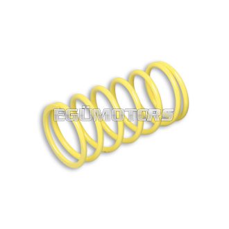   Malossi YELLOW VARIATOR ADJUSTER SPRING ext.70,5x138mm thread 6mm 9,4k