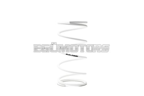 Malossi WHITE VARIATOR ADJUSTER SPRING ext.75,7x160mm thread 5,7mm 7,7k