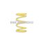 Malossi YELLOW VARIATOR ADJUSTER SPRING ext.65x112mm thread 4,6mm 6,6k