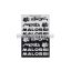 Malossi FOLDER of MALOSSI BLACK and SILVER MINI STICKERS 11,5x16,8 cm