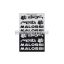 Malossi FOLDER of MALOSSI BLACK and SILVER MINI STICKERS 11,5x16,8 cm