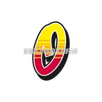 Malossi 2 STICKERS "0" Enko4 12x19 cm.